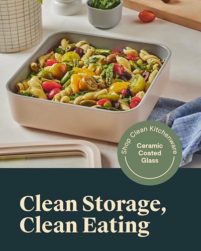 Glass Food Storage Container with Lid (Perracotta / 10 Cup Container (1x))