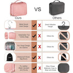 Hanging Travel Toiletry Bag for Women (Cherry Blossom Pink / 1 Pack)