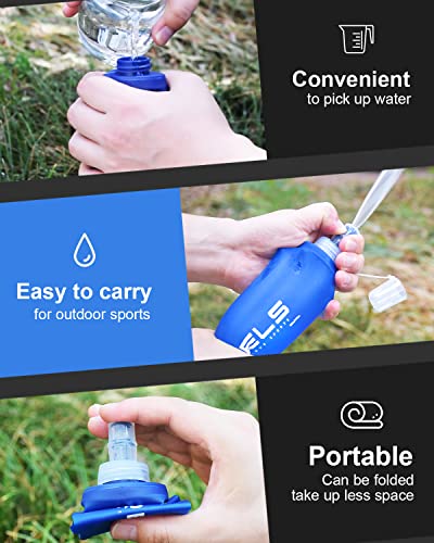 Soft Flask Collapsible 250ml BPA (250ml/8.45oz--Dark Blue)