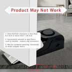 Portable Door Lock & Door Stop Alarm Set (Red)