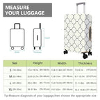 Travel Luggage Cover Suitcase Protector Fits 18 (Travel-7 / M(22-24in))