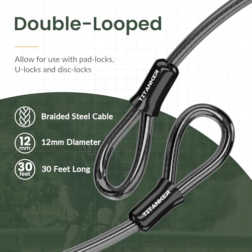 Bike Lock Cable (30 Feet)