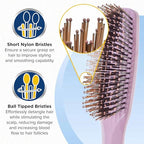 Hair Brush for Men and Women (Small / Pink)