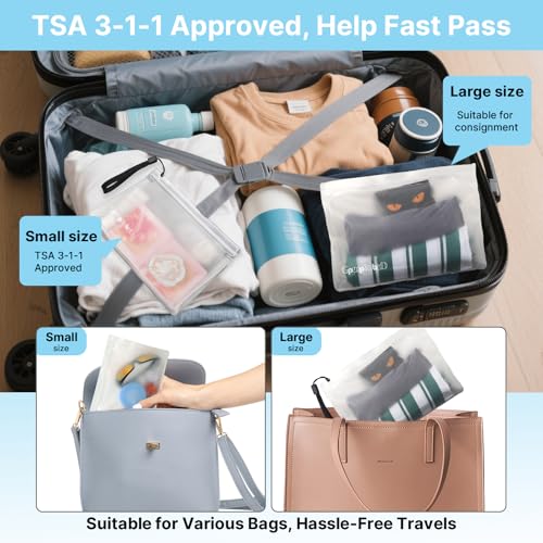 10 Pack TSA Approved Toiletry Bag (10 pack)