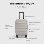 Away Softside Carry-On Suitcase, 22 Inch Lightweight, Expandable High-Strength - Image 2