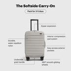 Carry On Luggage (Cloud Gray)