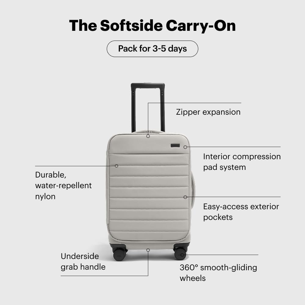 Carry On Luggage (Cloud Gray)