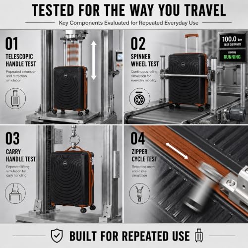 Luggage Sets 5 Piece (Black / 5 Piece Sets (21/25/29/Db/Tb))