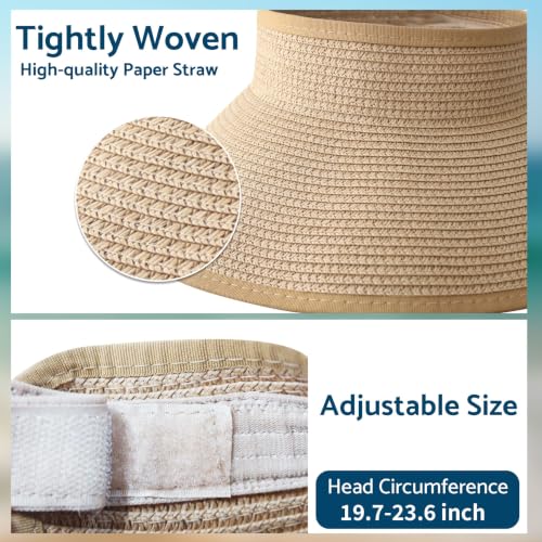Sun Hat for Women Roll (One Size / Khaki)