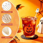 100 Pieces Halloween Toothpicks Boo Ghost Cocktail Picks (Ghost)