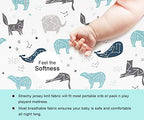Pack n Play Stretchy Fitted Playard Sheet Set BROLEX 2 Pack Portable Mini Crib Sheets (Space Planet / 38X26 Inch)