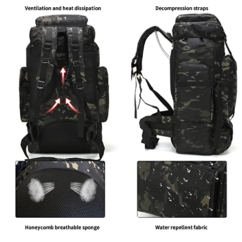 Hiking Backpack for Men 70L (70l-blackmix)