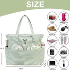 Beach Pool Bags Tote for Women Ladies Large Gym Tote Carry On Bag - Image 4