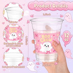 50 Pack Halloween Plastic Cups 12 oz for Party (Halloween)