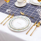 20 Piece Gold Silverware Set for 4 (Gold 20 Pieces Set with Dessert Spoon)