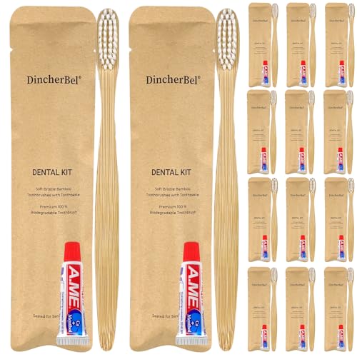 Bamboo Toothbrushes Kit Bulk (100 Pack(Bamboo))