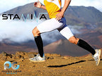 Physix Gear Compression Socks for Men & Women 20 (Black/Blue / Large-X-Large)