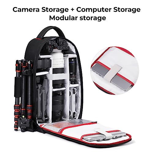 Camera Backpack (03-black-red)