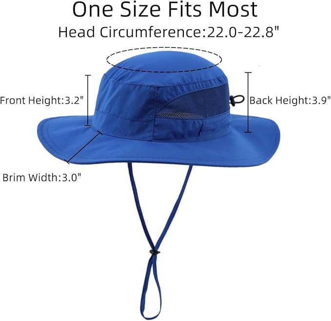 Connectyle Women's UPF 50+ Sun Hat UV Protection Wide Brim Bucket Hat Summer - Image 3