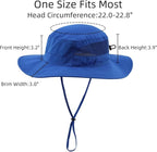 Connectyle Women's UPF 50+ Sun Hat UV Protection Wide Brim Bucket Hat Summer - Image 3