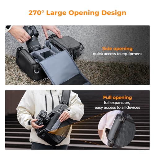 Camera Sling Bag (Grey / Medium)