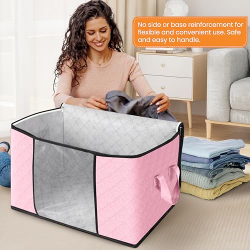 90L Clothes Storage (6 Pack-90l / Pink)
