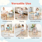 Baby High Chair (Dark Gray)