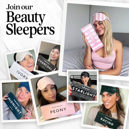 Pure Silk Sleep Mask [100% 6A Mulberry Silk (Candy Stripe)