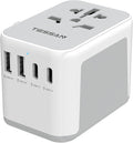 TESSAN Universal Travel Adapter 21W, International Plug Adaptor by TESSAN