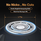 Magnetic Electric Head Shavers for Bald Men (Matte Black)
