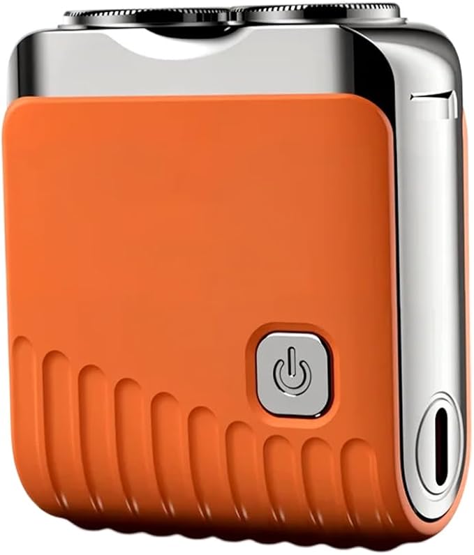 Mini Electric Shaver, Dual Head Waterproof Rechargeable Razor Mini Wet Dry by ASFANST