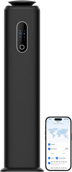 1000ML- Tower Hotel Scent Diffuser with WiFi App Control for Whole House - Commercial Diffuser Machine Cover 10000 Sq Ft - Scent Air Machine & Waterless Essential Oil Diffuser for Large Room - Black