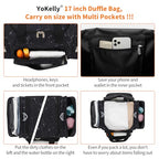 17 inch Small Duffle Bag (Black Marble / 17 inch)