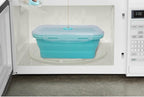 Set of 4, Collapsible Silicone Food Storage Container, Leftover Meal Box - Image 4