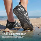Water Shoes for Women Men Quick (10-11 Women/9-10 Men / Paisley & Flowers)