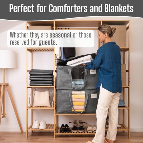 Moving Bags Wide Open Top (Gray / 10 Pack)
