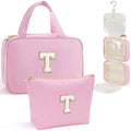 Hanging Toiletry Bag for Women (Pink / T)