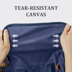 Canvas Duffle Bag (Blue / X-Large-60L (Without Shoe Compartment))
