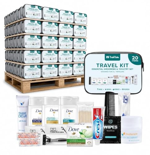 Bulk Hygiene Kits Unisex Premium Brand for Care Packages 1500 Pack (1500 Pack)