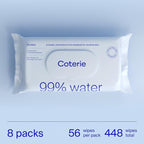 Coterie Baby Wipes for Sensitive Skin, Plant-Based and Plastic-Free Fibers - Image 6