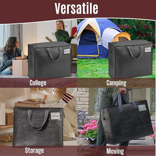 Heavy Duty Moving Bags (Dark Gray / 13 Gallon-4 Pack)