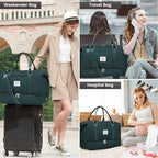 Travel Duffle Bag (Dark Green-L / Extra Large-2 Pcs)