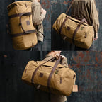 50L Duffle Bag for Men (Khaki / Large-50L)