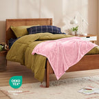 Fleece Blanket Luxury Microplush (Kid / 18 - Light Pink)