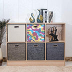 Fabric Storage Cubes (13×13×13/4pcs / Charcoal Gray)
