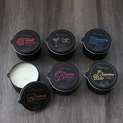 Massage Candle Oil Body Relaxatoin Aromatherapy 4 Pack Gift 9.4oz
