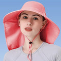 Womens Sun Hat UV Protection (One Size / Rose)