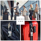 Travel Luggage Locks TSA Approved (Silver)