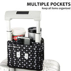 Luggage Travel Cup Holder Free Hand Drink Caddy (Cat Paw)
