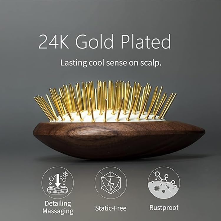 Acubrusher 24K Gold (24K Gold Bristles / Violet Purple)